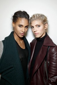 Devon Windsor and Cindy Bruna at Posen NYFW AW17