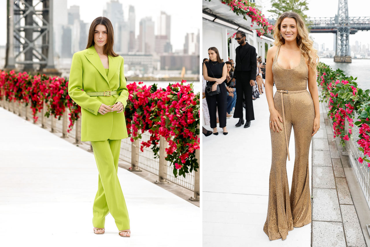 Front Row Vips during the Michael Kors fashion show SPring Summer 2024 in Brooklyn New York