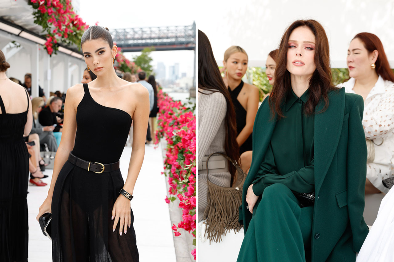 Front Row Vips during the Michael Kors fashion show SPring Summer 2024 in Brooklyn New York
