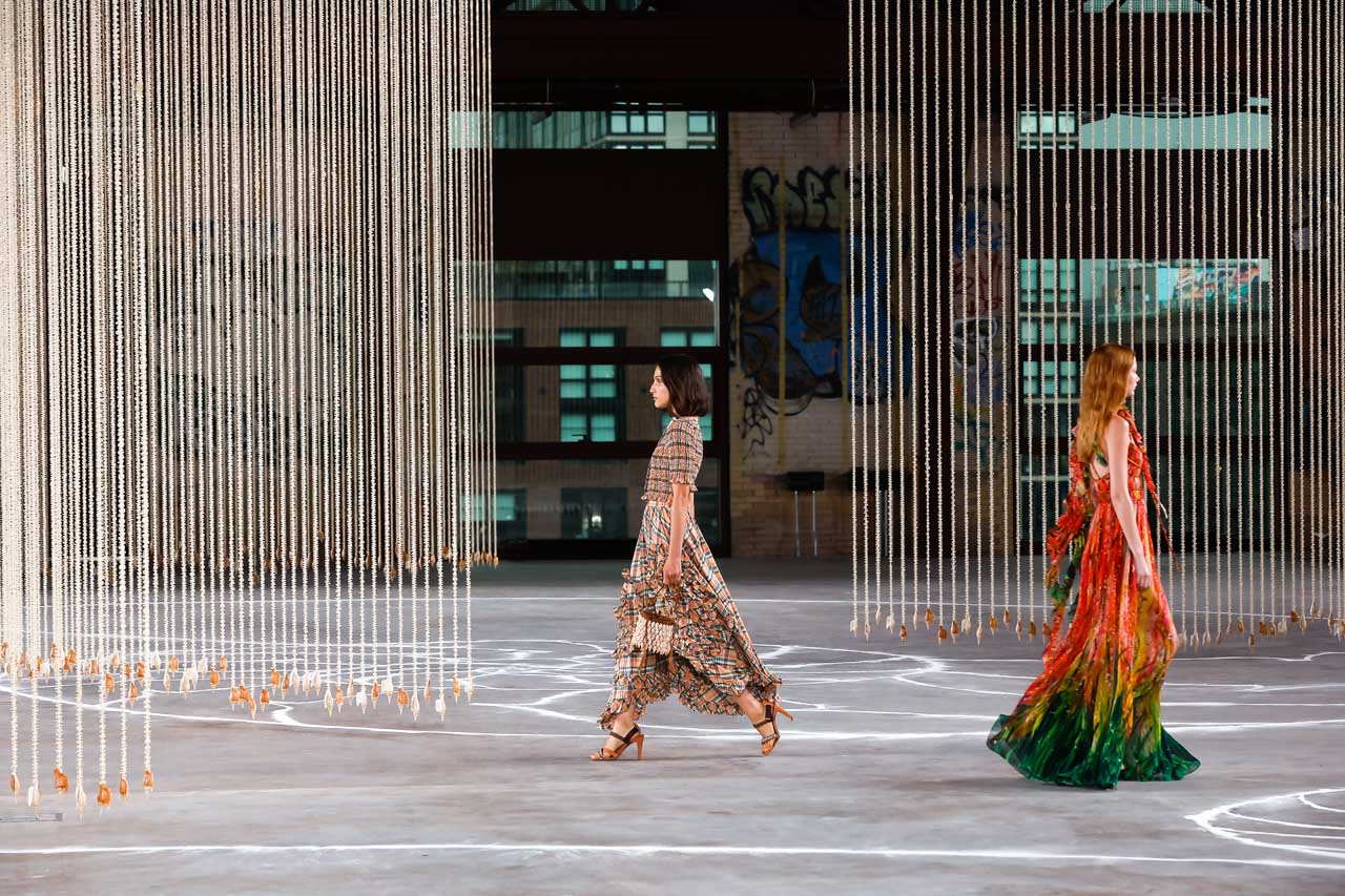 Models wlaking the runway during Altuzarra runway fashion show Spring Summer 2024 in New York