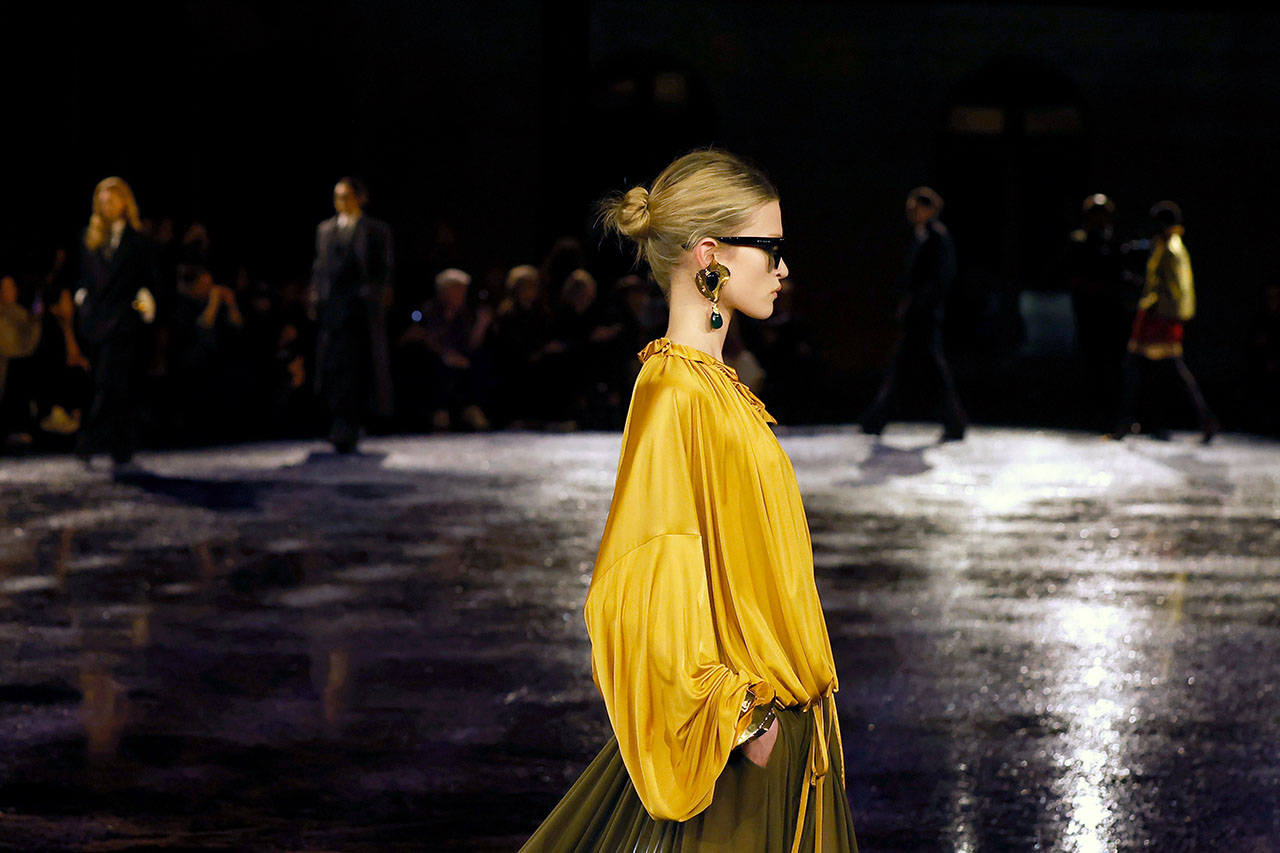 YSL spring summer 2025 at Paris fashion week